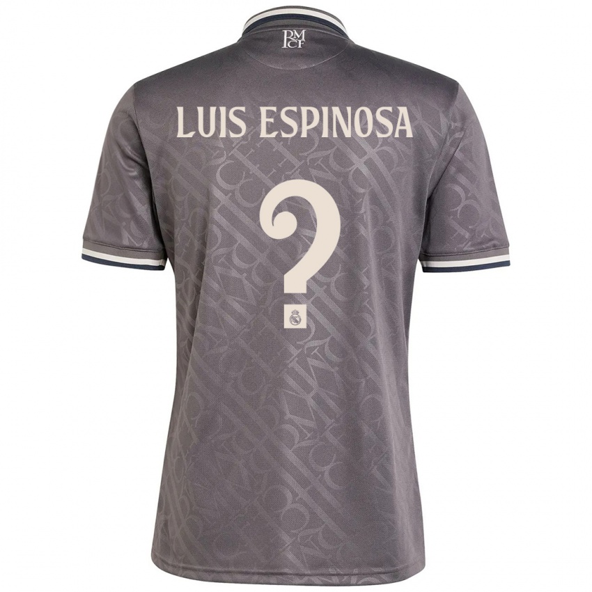 ילדים José Luis Espinosa #0 פֶּחָם ג'רזי קיט שלישי 2024/25 חולצה קצרה