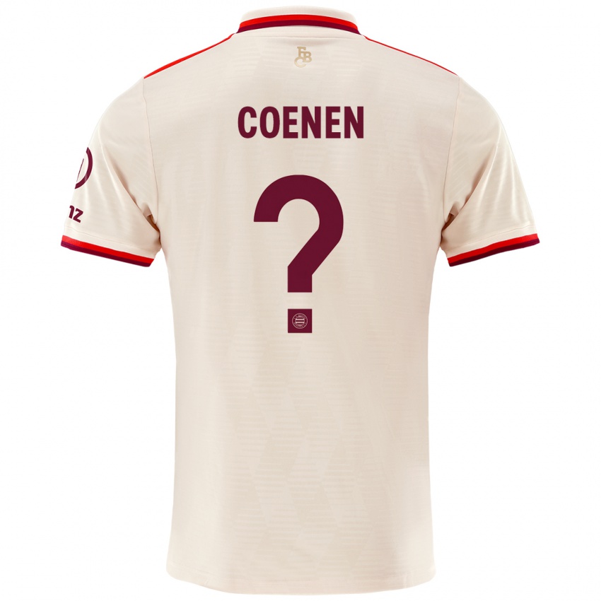 ילדים Alexander Coenen #0 פִּשׁתָן ג'רזי קיט שלישי 2024/25 חולצה קצרה