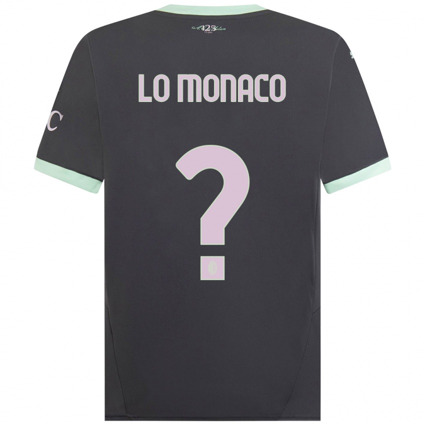 ילדים Kevin Lo Monaco #0 אָפוֹר ג'רזי קיט שלישי 2024/25 חולצה קצרה