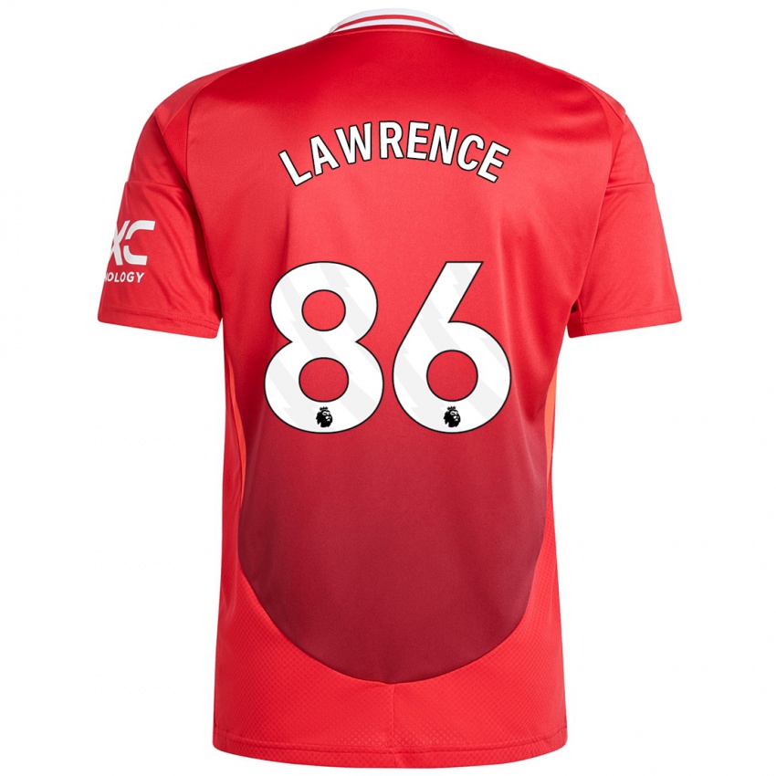 גברים Marcus Lawrence #86 אדום בוהק ג'רזי ביתית 2024/25 חולצה קצרה