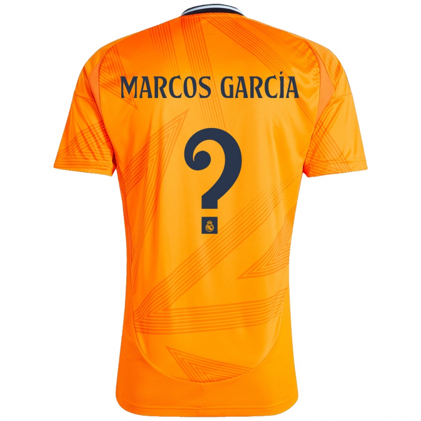 גברים Marcos García #0 כָּתוֹם הרחק ג'רזי 2024/25 חולצה קצרה