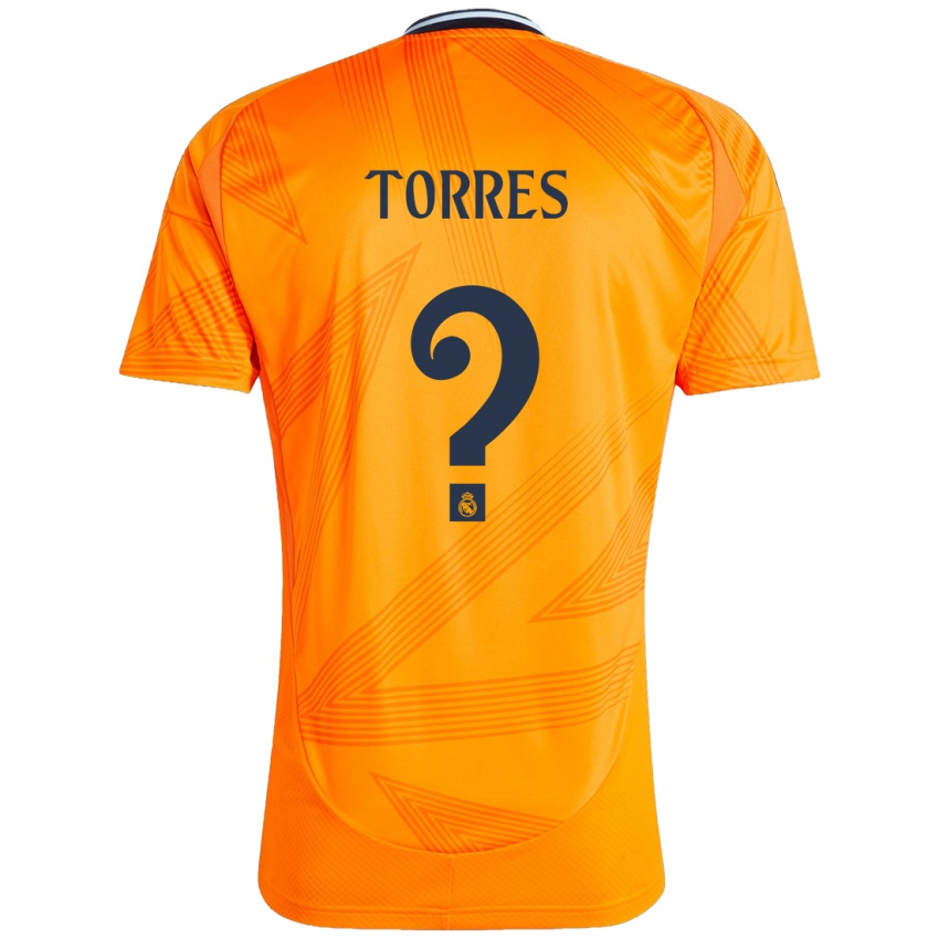 גברים Roi Torres #0 כָּתוֹם הרחק ג'רזי 2024/25 חולצה קצרה