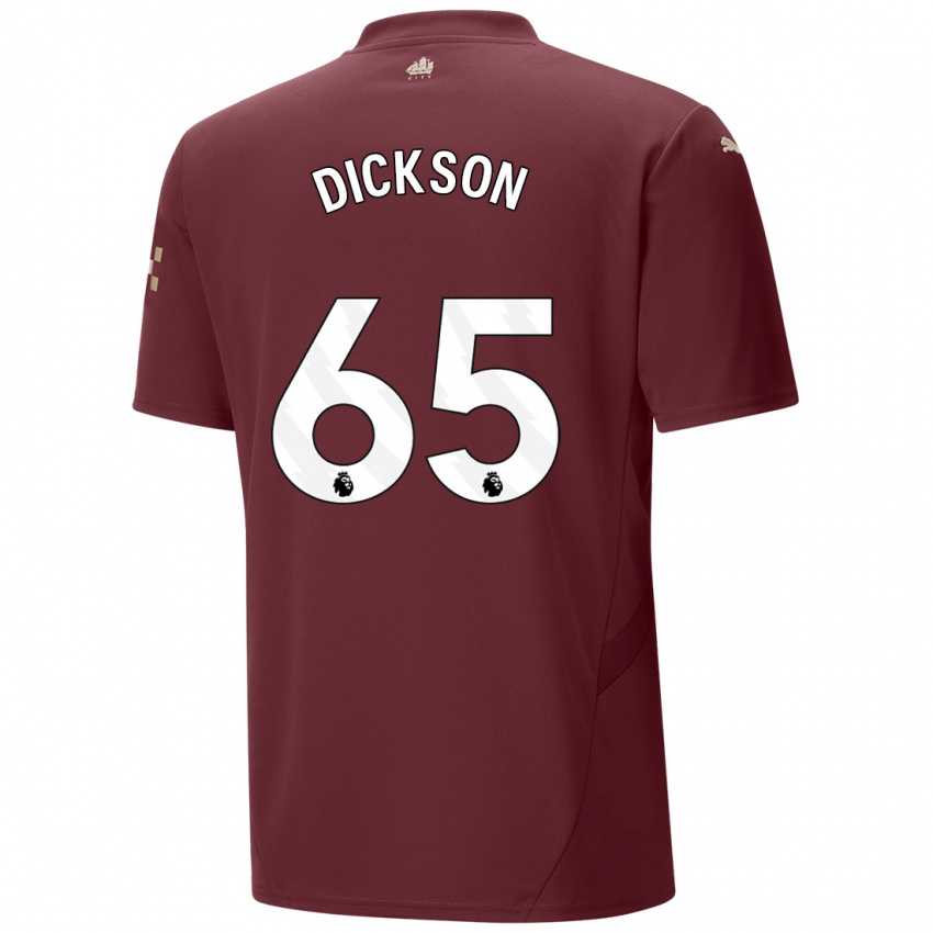 גברים Will Dickson #65 חוּם עֲרמוֹנִי ג'רזי קיט שלישי 2024/25 חולצה קצרה