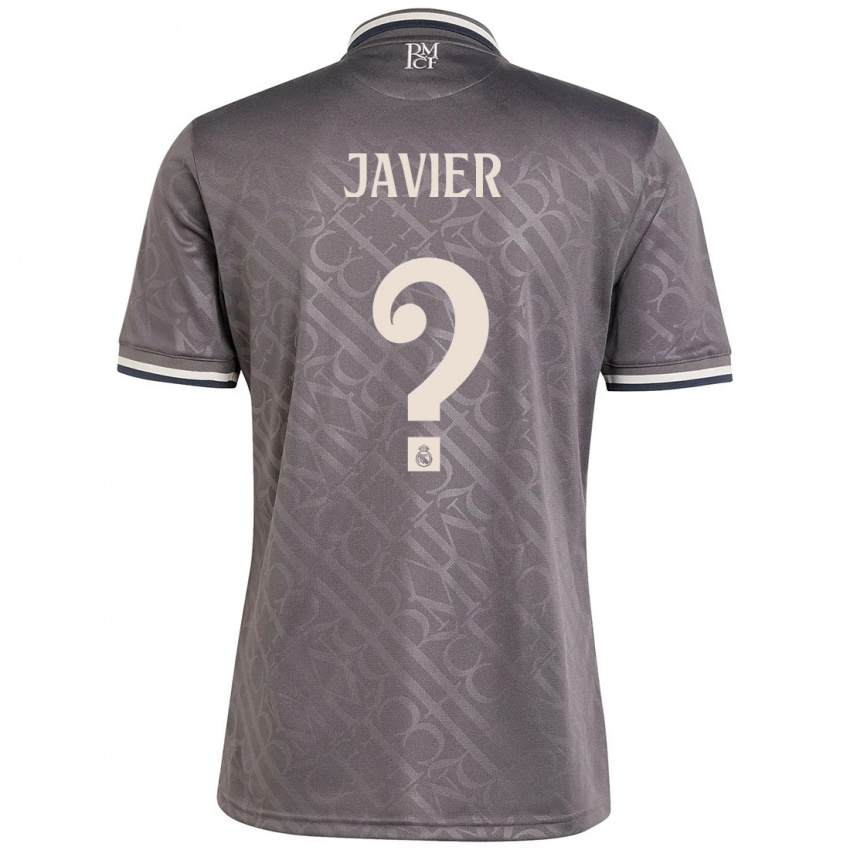 גברים Javier Navarro #0 פֶּחָם ג'רזי קיט שלישי 2024/25 חולצה קצרה