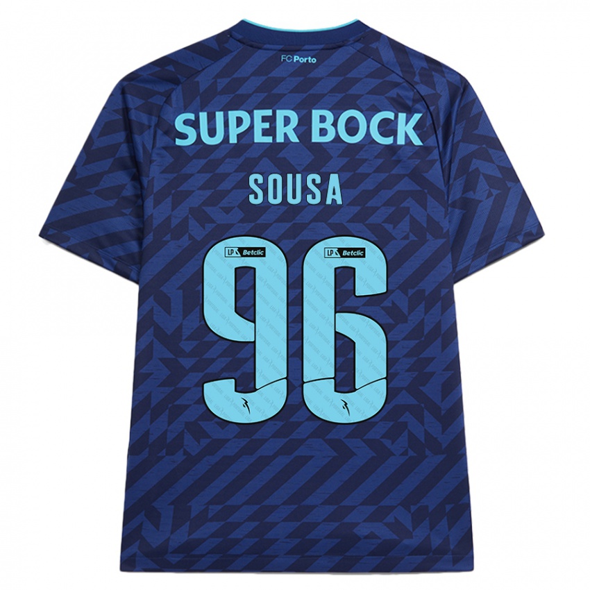 גברים Filipe Sousa #96 כָּחוֹל כֵּהֶה ג'רזי קיט שלישי 2024/25 חולצה קצרה