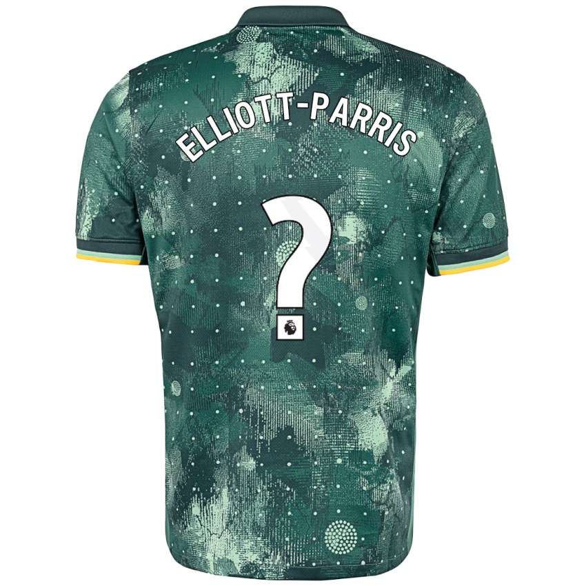 נשים Reiss Elliott-Parris #0 ירוק מנטה ג'רזי קיט שלישי 2024/25 חולצה קצרה