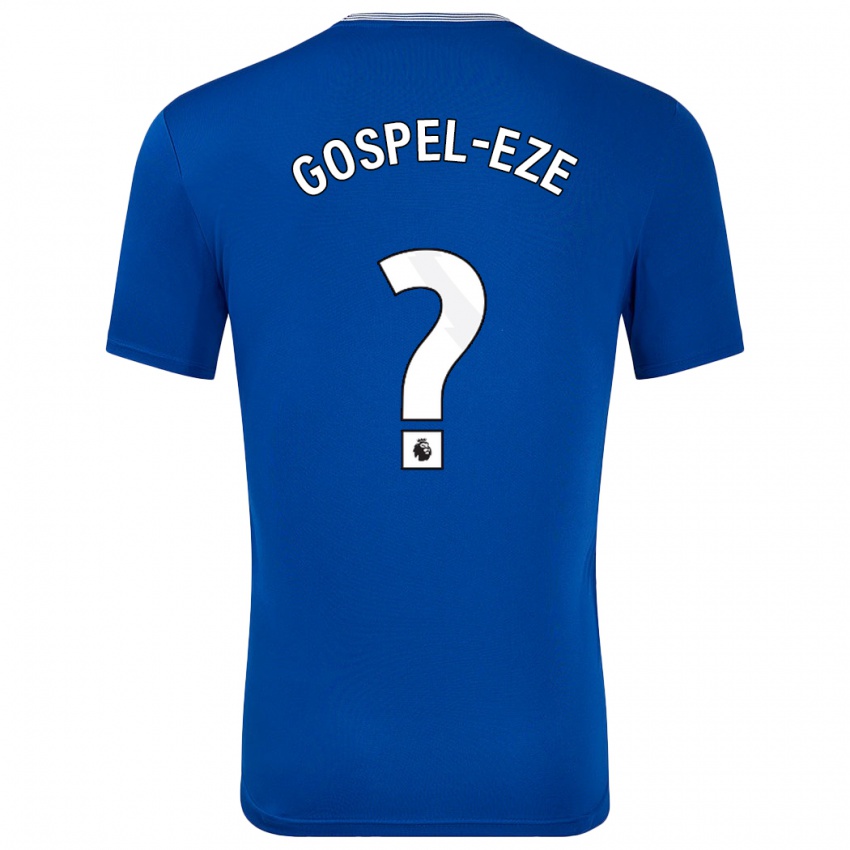 ילדים Goodness Gospel-Eze #0 כחול עם ג'רזי ביתית 2024/25 חולצה קצרה