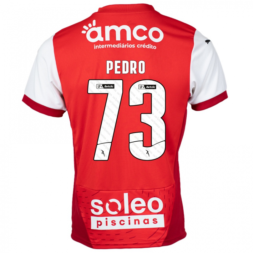 ילדים Zé Pedro #73 אדום לבן ג'רזי ביתית 2024/25 חולצה קצרה