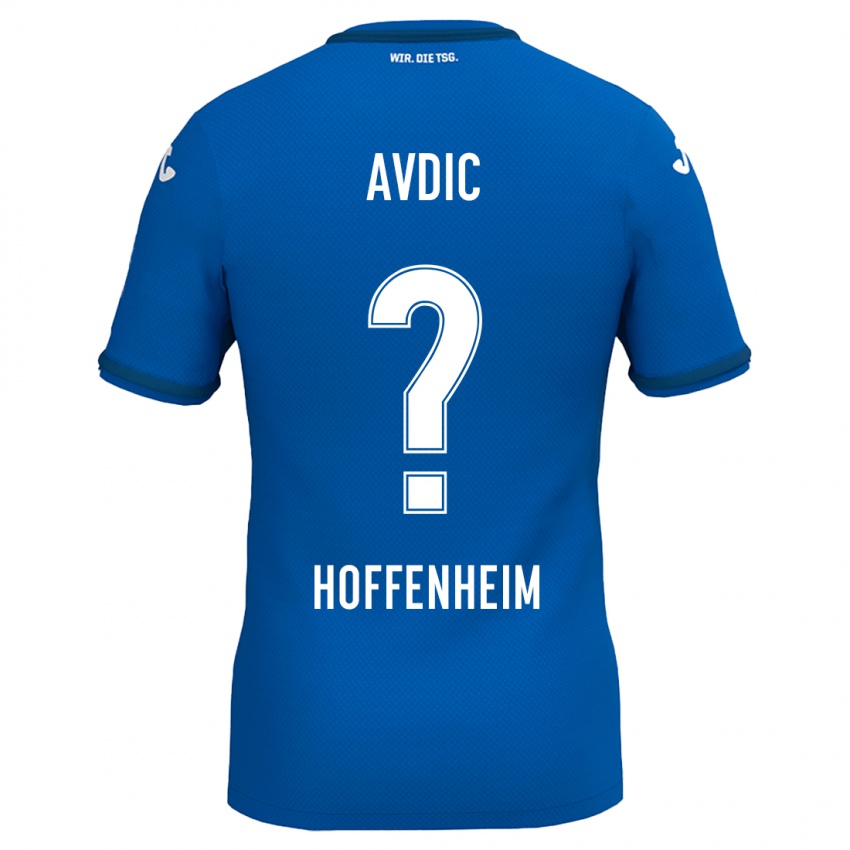 ילדים Edin Avdic #0 כחול רויאל ג'רזי ביתית 2024/25 חולצה קצרה