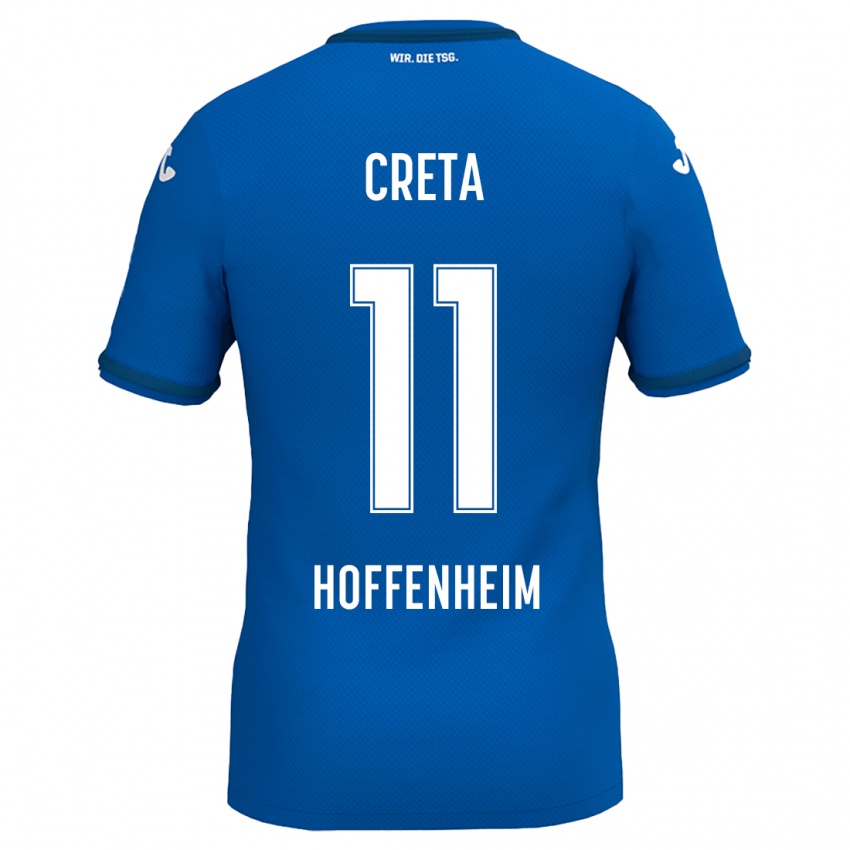 ילדים David Creța #11 כחול רויאל ג'רזי ביתית 2024/25 חולצה קצרה