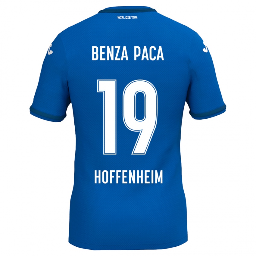 ילדים Lynes Benza Paca #19 כחול רויאל ג'רזי ביתית 2024/25 חולצה קצרה