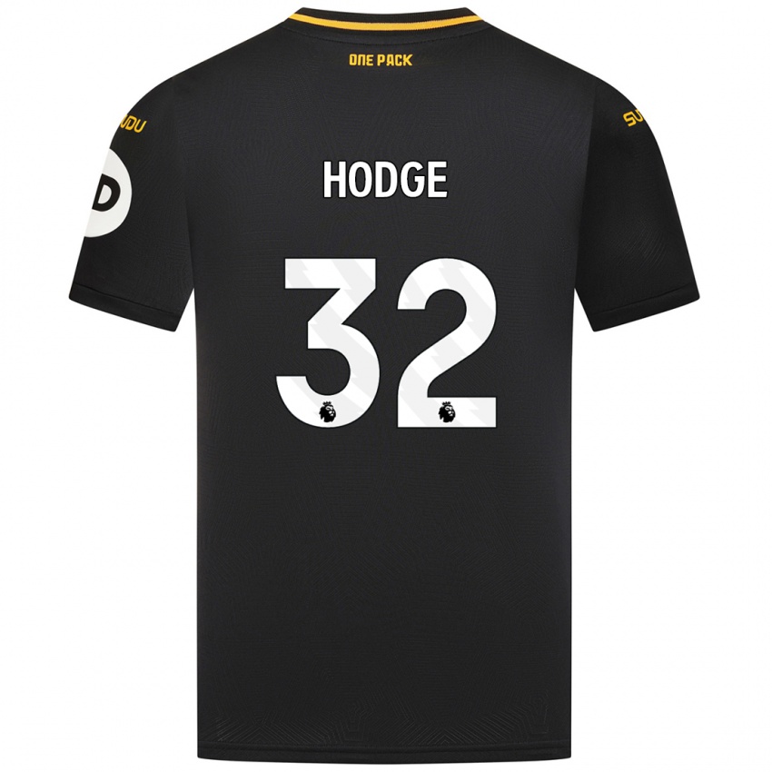 ילדים Joe Hodge #32 שָׁחוֹר הרחק ג'רזי 2024/25 חולצה קצרה