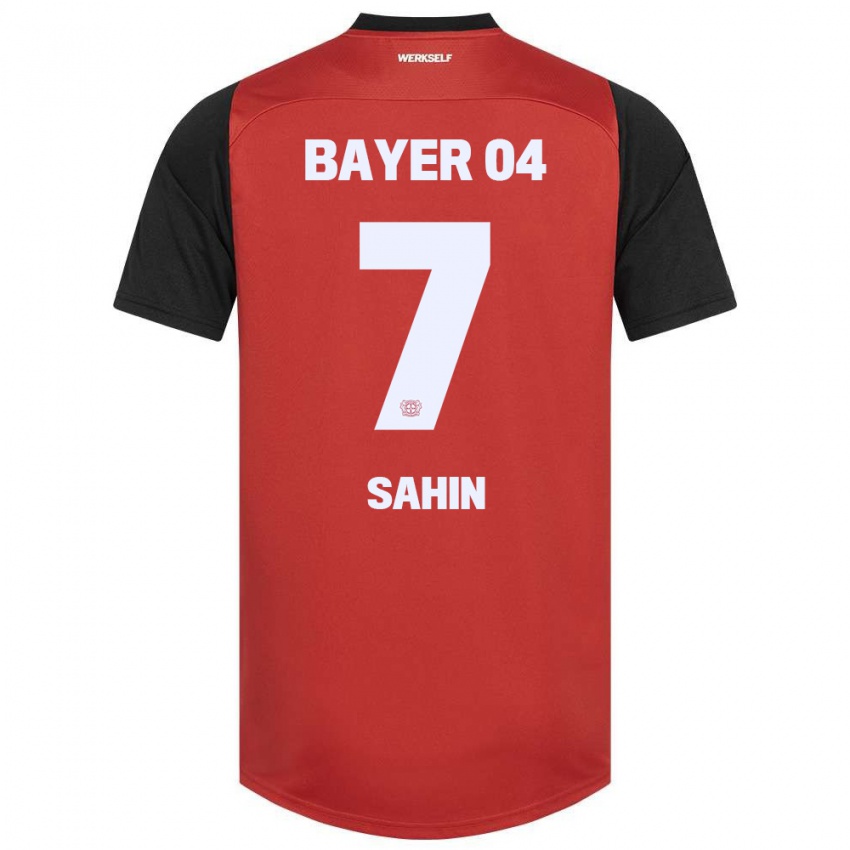 גברים Batuhan Sahin #7 אדום שחור ג'רזי ביתית 2024/25 חולצה קצרה