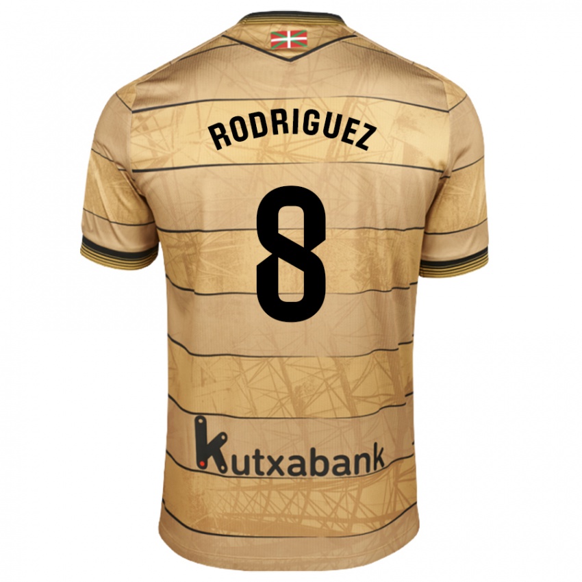 גברים Mikel Rodriguez #8 חוּם הרחק ג'רזי 2024/25 חולצה קצרה