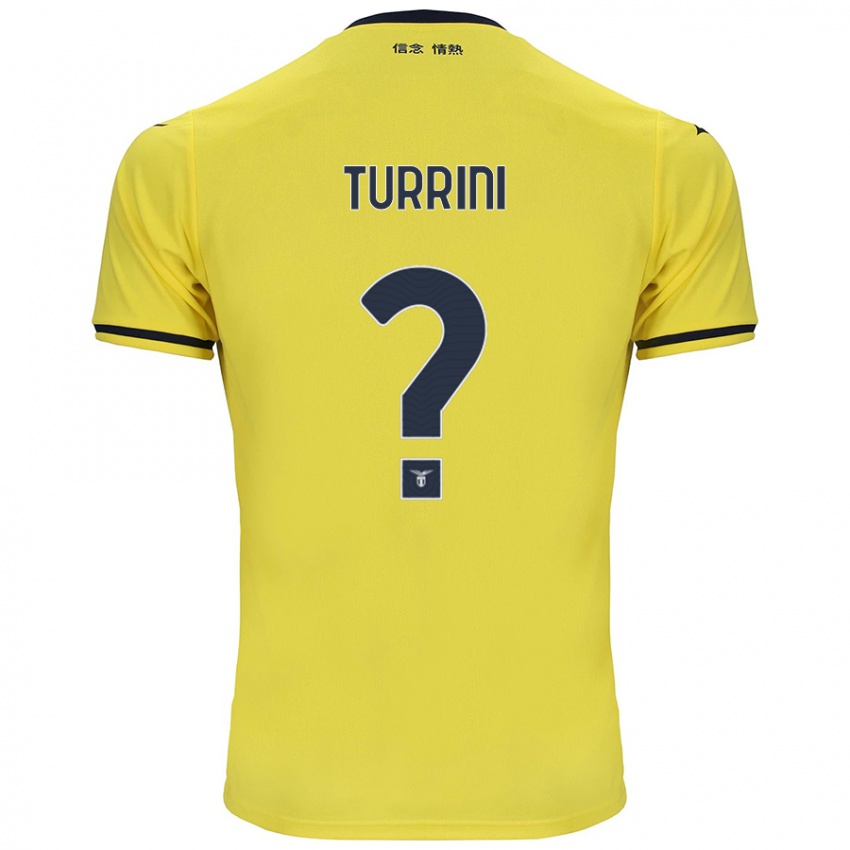 גברים Giordano Turrini #0 צָהוֹב הרחק ג'רזי 2024/25 חולצה קצרה