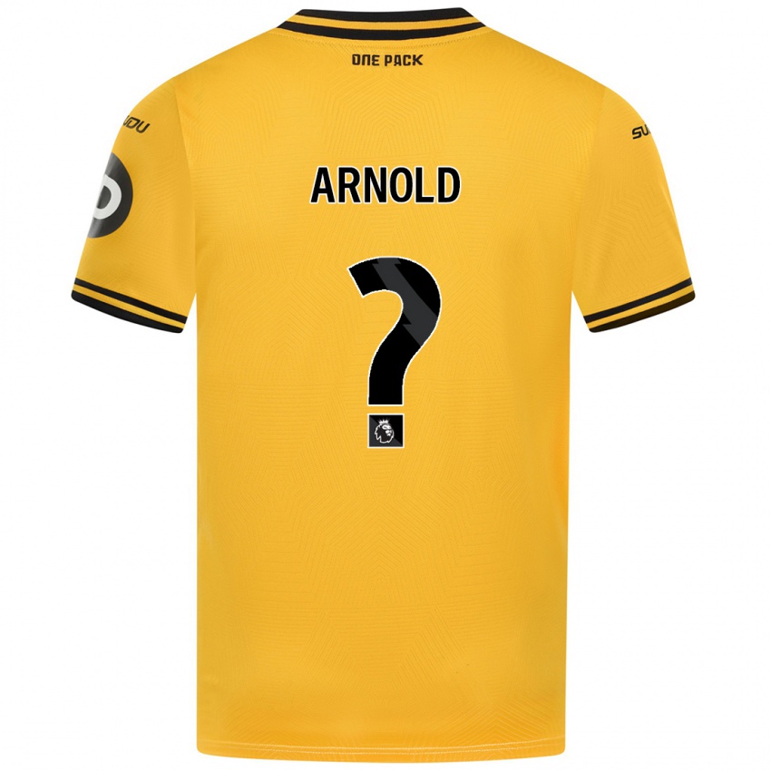 נשים Alfie Arnold #0 צָהוֹב ג'רזי ביתית 2024/25 חולצה קצרה