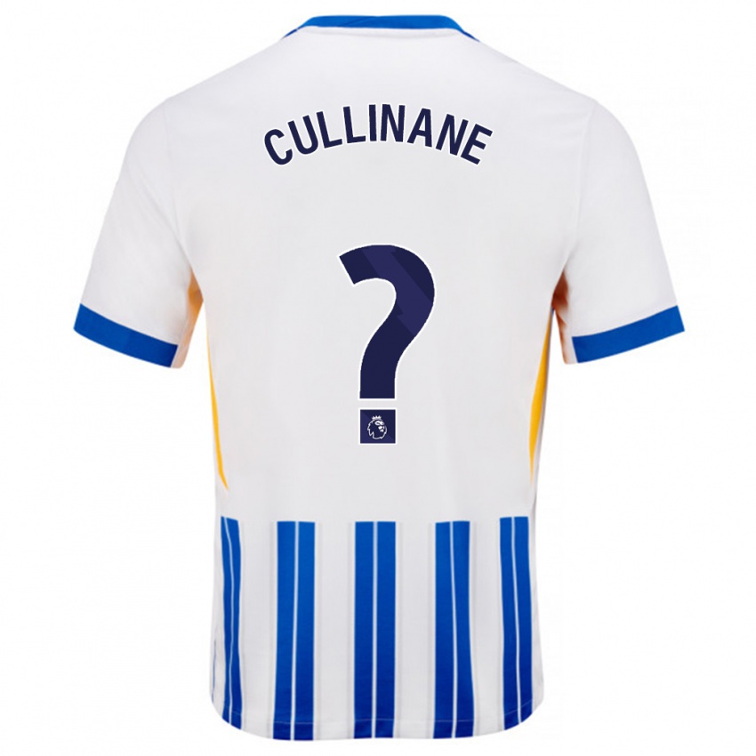 נשים Billy-Ray Cullinane #0 פסי סיכה כחולים לבנים ג'רזי ביתית 2024/25 חולצה קצרה