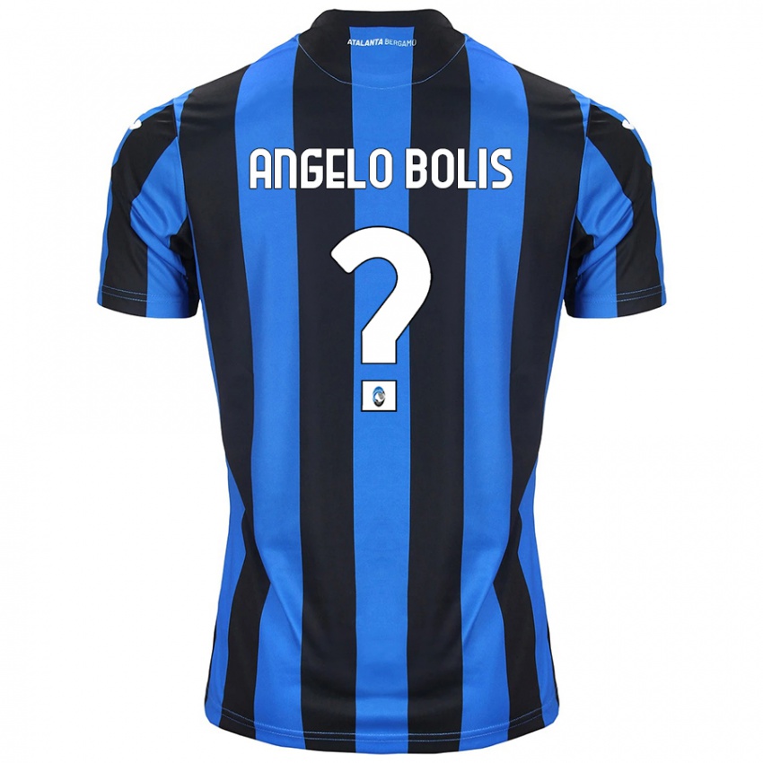 ילדים Tommaso Angelo Bolis #0 כחול שחור ג'רזי ביתית 2024/25 חולצה קצרה