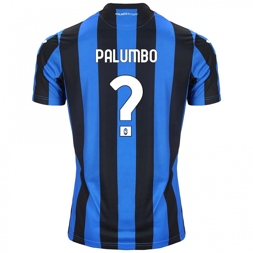 ילדים Stefano Palumbo #0 כחול שחור ג'רזי ביתית 2024/25 חולצה קצרה