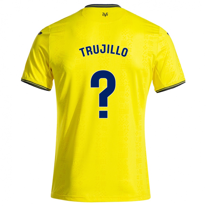 ילדים Jairo Trujillo #0 צהוב שחור ג'רזי ביתית 2024/25 חולצה קצרה