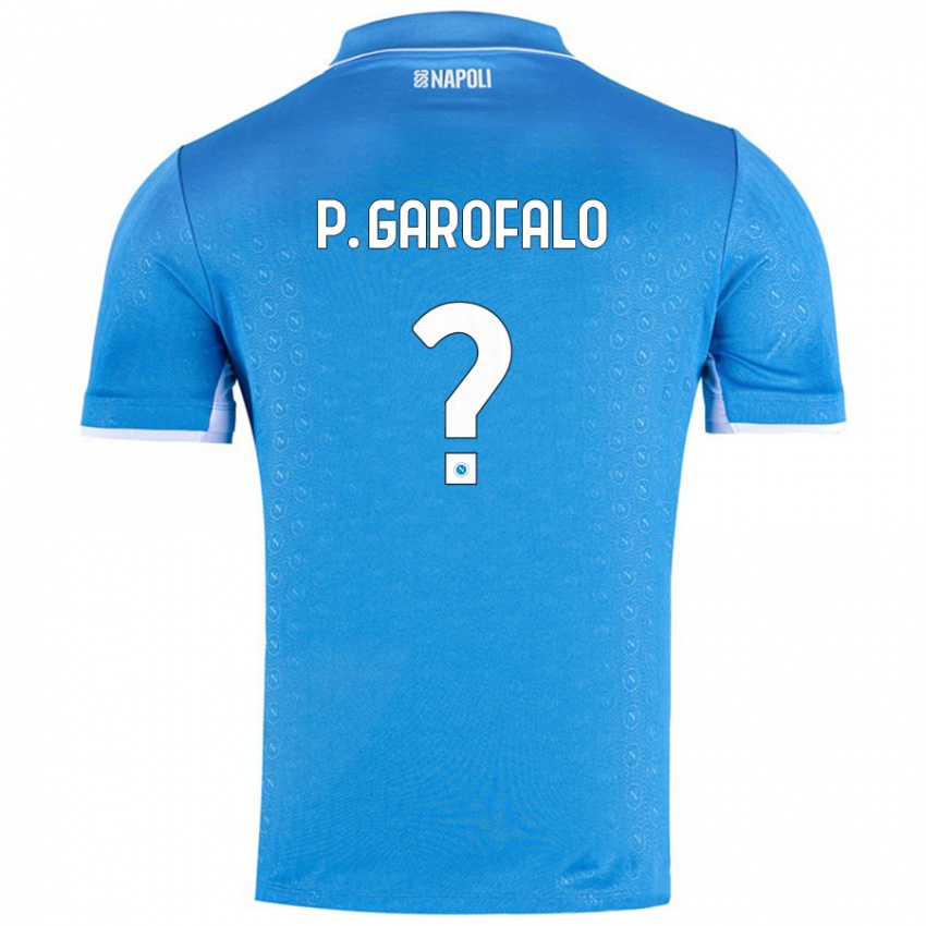 ילדים Pasquale Garofalo #0 שמיים כחולים ג'רזי ביתית 2024/25 חולצה קצרה