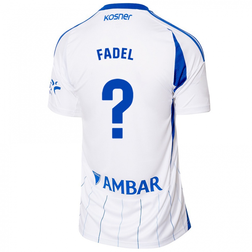 ילדים Ismael Fadel #0 אדום לבן ג'רזי ביתית 2024/25 חולצה קצרה