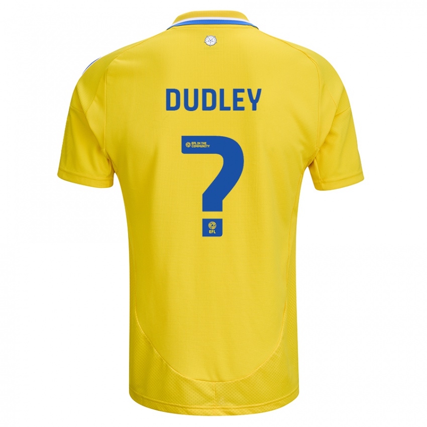 ילדים Louie Dudley #0 צהוב כחול הרחק ג'רזי 2024/25 חולצה קצרה