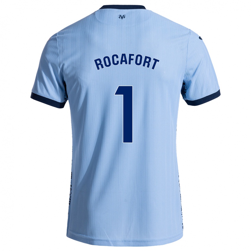 ילדים Rodrigo Rocafort #1 שמיים כחולים הרחק ג'רזי 2024/25 חולצה קצרה