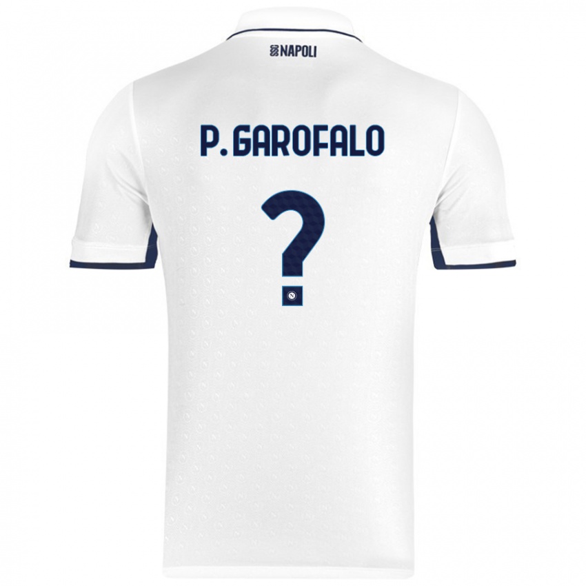 ילדים Pasquale Garofalo #0 כחול רויאל לבן הרחק ג'רזי 2024/25 חולצה קצרה