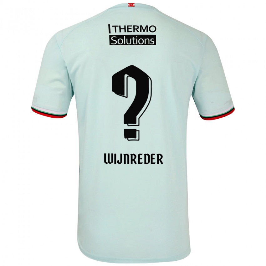 ילדים Jeppe Wijnreder #0 ירוק בהיר הרחק ג'רזי 2024/25 חולצה קצרה