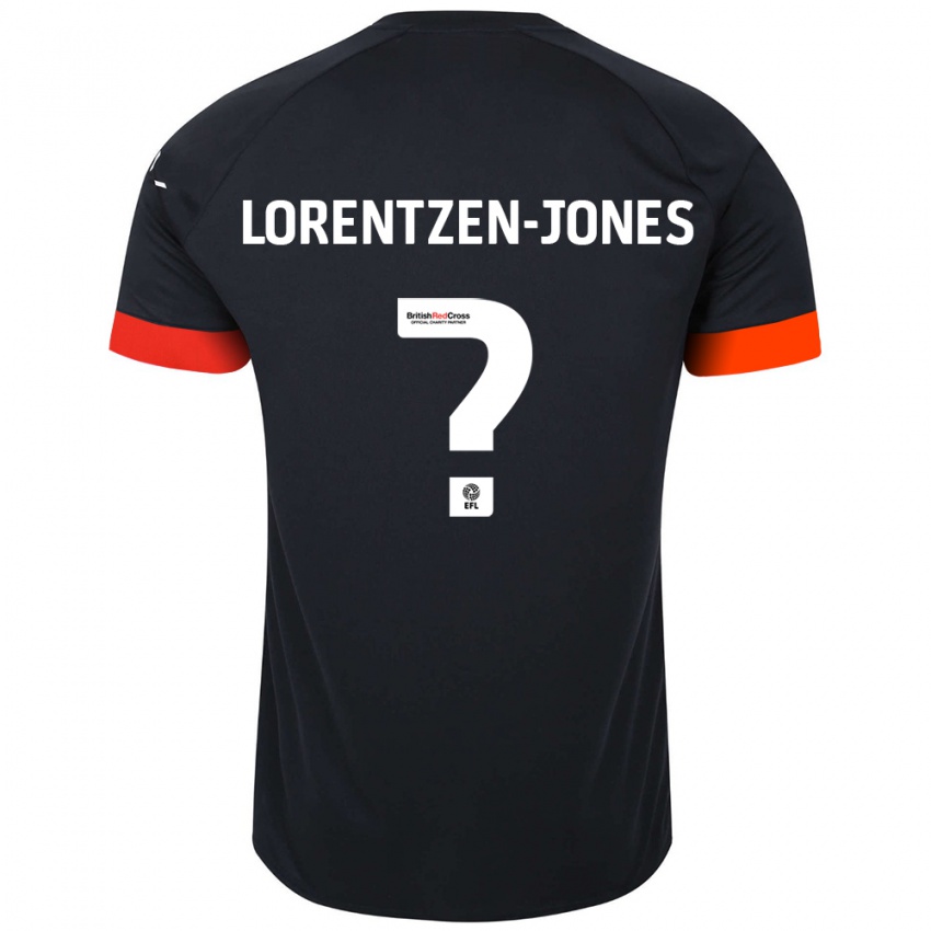 ילדים Jack Lorentzen-Jones #0 כתום שחור הרחק ג'רזי 2024/25 חולצה קצרה