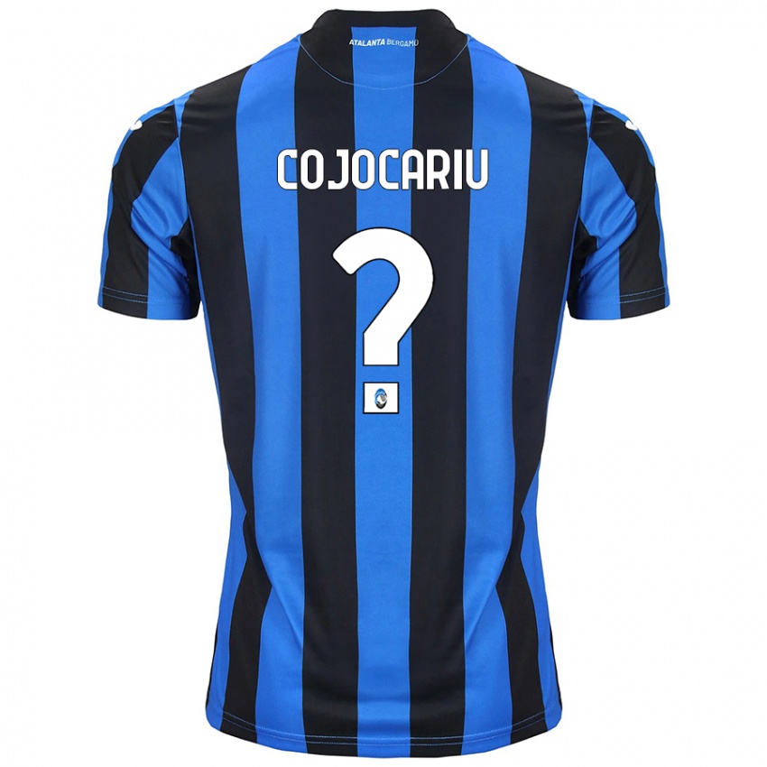 גברים Raul Cojocariu #0 כחול שחור ג'רזי ביתית 2024/25 חולצה קצרה