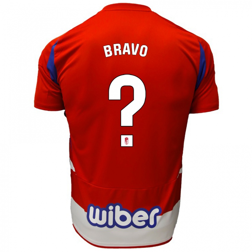 גברים Roberto Bravo #0 אדום לבן כחול ג'רזי ביתית 2024/25 חולצה קצרה