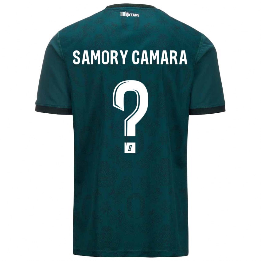 גברים Verges Samory Camara #0 ירוק כהה הרחק ג'רזי 2024/25 חולצה קצרה