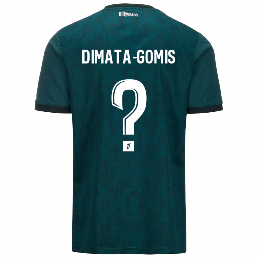 גברים Kamron Dimata-Gomis #0 ירוק כהה הרחק ג'רזי 2024/25 חולצה קצרה