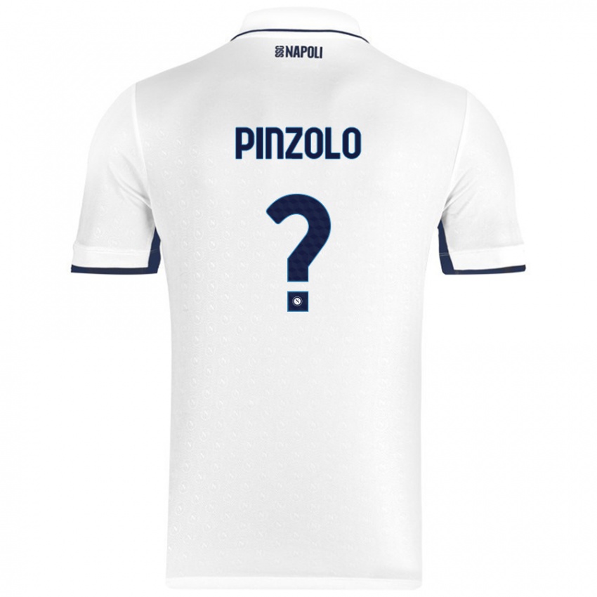 גברים Giandiego Pinzolo #0 כחול רויאל לבן הרחק ג'רזי 2024/25 חולצה קצרה