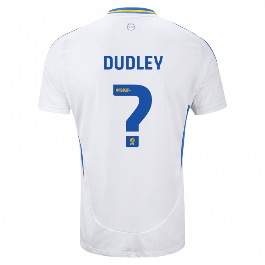 נשים Louie Dudley #0 לבן כחול ג'רזי ביתית 2024/25 חולצה קצרה