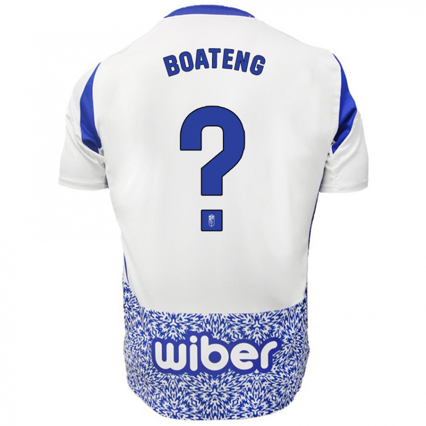 נשים Robin Boateng #0 לבן כחול הרחק ג'רזי 2024/25 חולצה קצרה