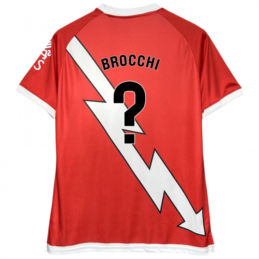 ילדים Filippo Brocchi #0 לבן אדום ג'רזי ביתית 2024/25 חולצה קצרה