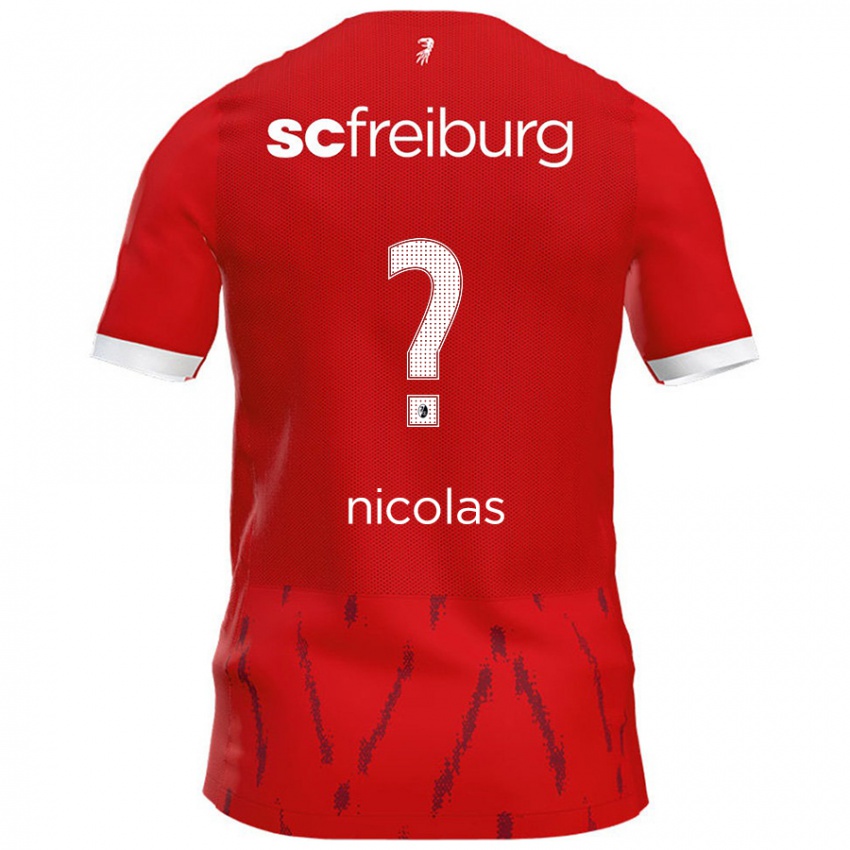 ילדים Nicolas Schnerring #0 אָדוֹם ג'רזי ביתית 2024/25 חולצה קצרה