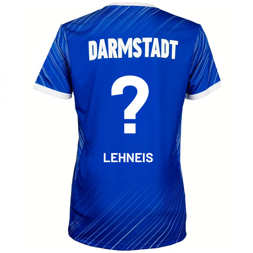 ילדים Daniel Lehneis #0 כחול לבן ג'רזי ביתית 2024/25 חולצה קצרה