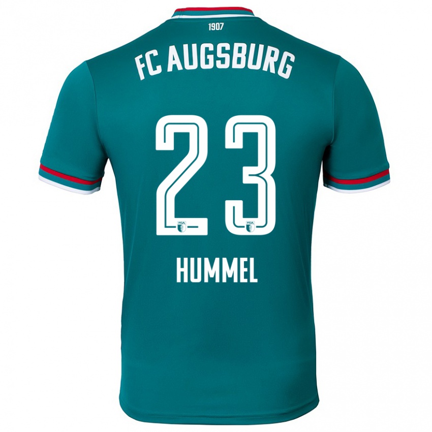 ילדים Niklas Hummel #23 ירוק כהה הרחק ג'רזי 2024/25 חולצה קצרה