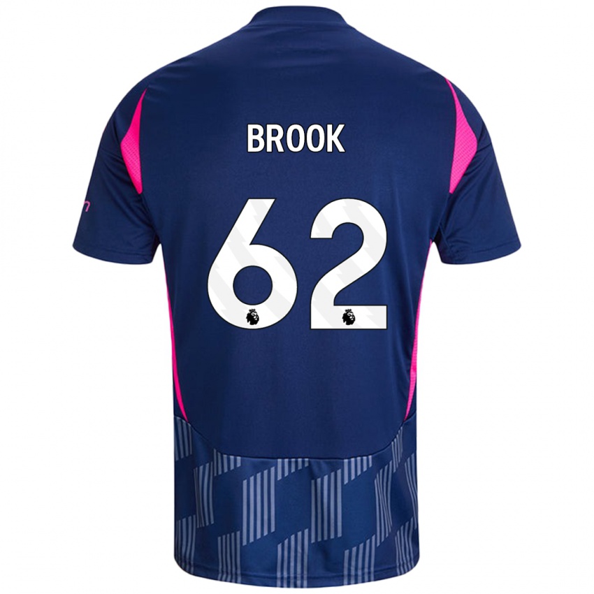 גברים Will Brook #62 כחול רויאל ורוד הרחק ג'רזי 2024/25 חולצה קצרה