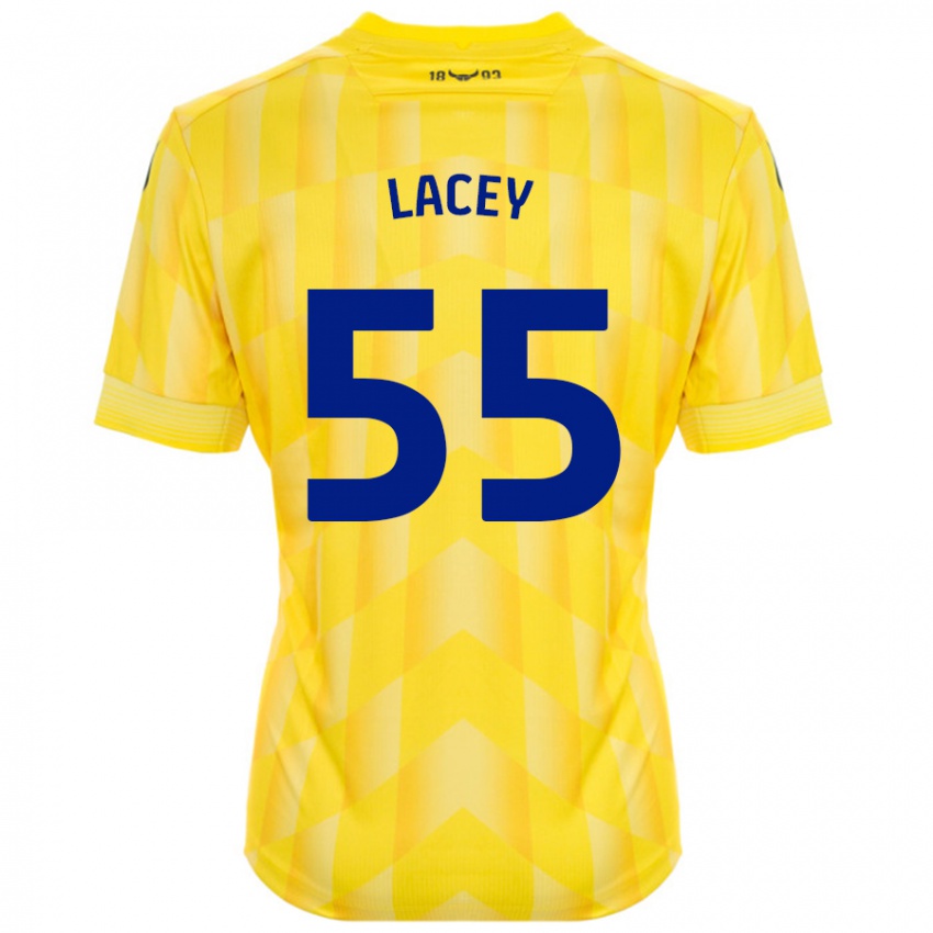 ילדים Aaron Lacey #55 צָהוֹב ג'רזי ביתית 2024/25 חולצה קצרה