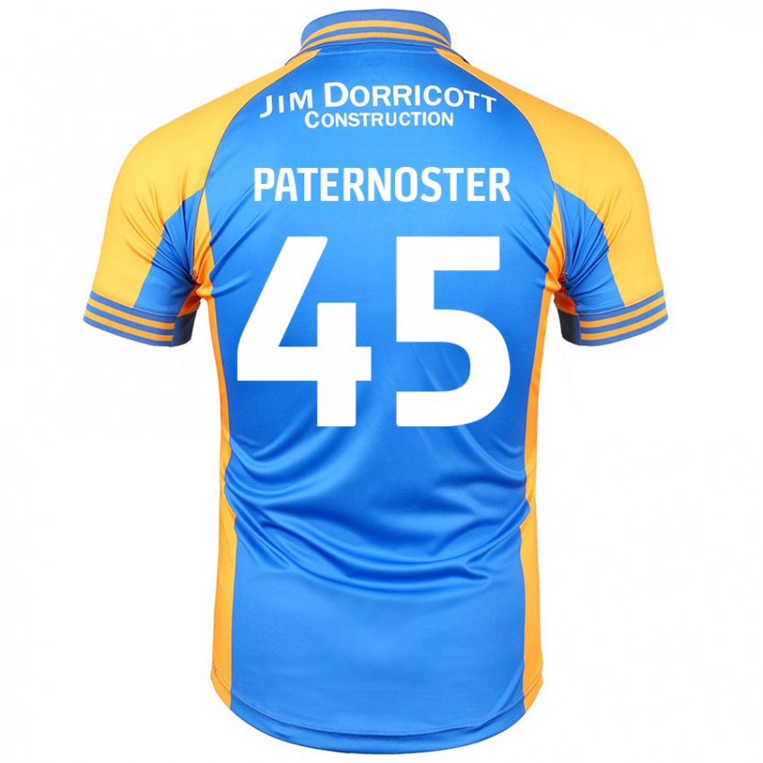 ילדים Vladimir Paternoster #45 ענבר כחול ג'רזי ביתית 2024/25 חולצה קצרה