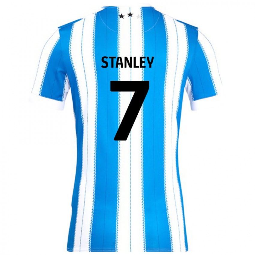 ילדים Katie Stanley #7 כחול לבן ג'רזי ביתית 2024/25 חולצה קצרה