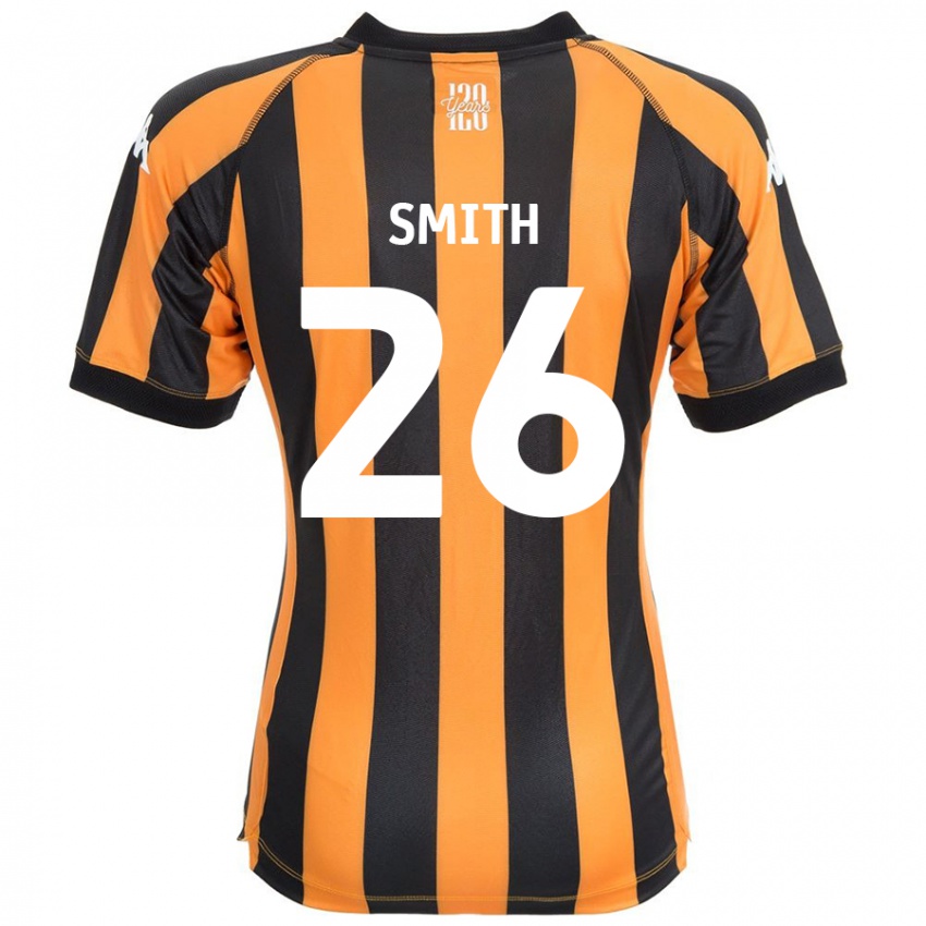 ילדים Andy Smith #26 ענבר שחור ג'רזי ביתית 2024/25 חולצה קצרה