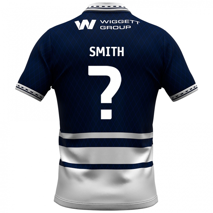 ילדים Kyle Smith #0 כחול נייבי לבן ג'רזי ביתית 2024/25 חולצה קצרה