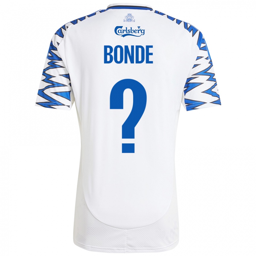 ילדים Rode Bonde #0 לבן כחול שמיים ג'רזי ביתית 2024/25 חולצה קצרה