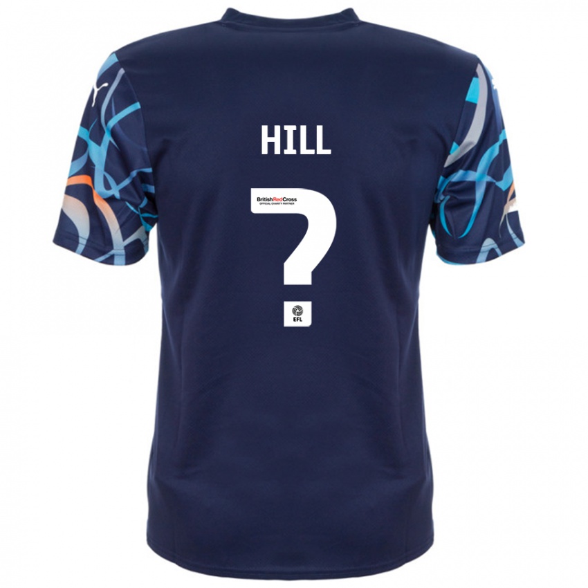 ילדים Tyler Hill #0 כָּחוֹל כֵּהֶה הרחק ג'רזי 2024/25 חולצה קצרה